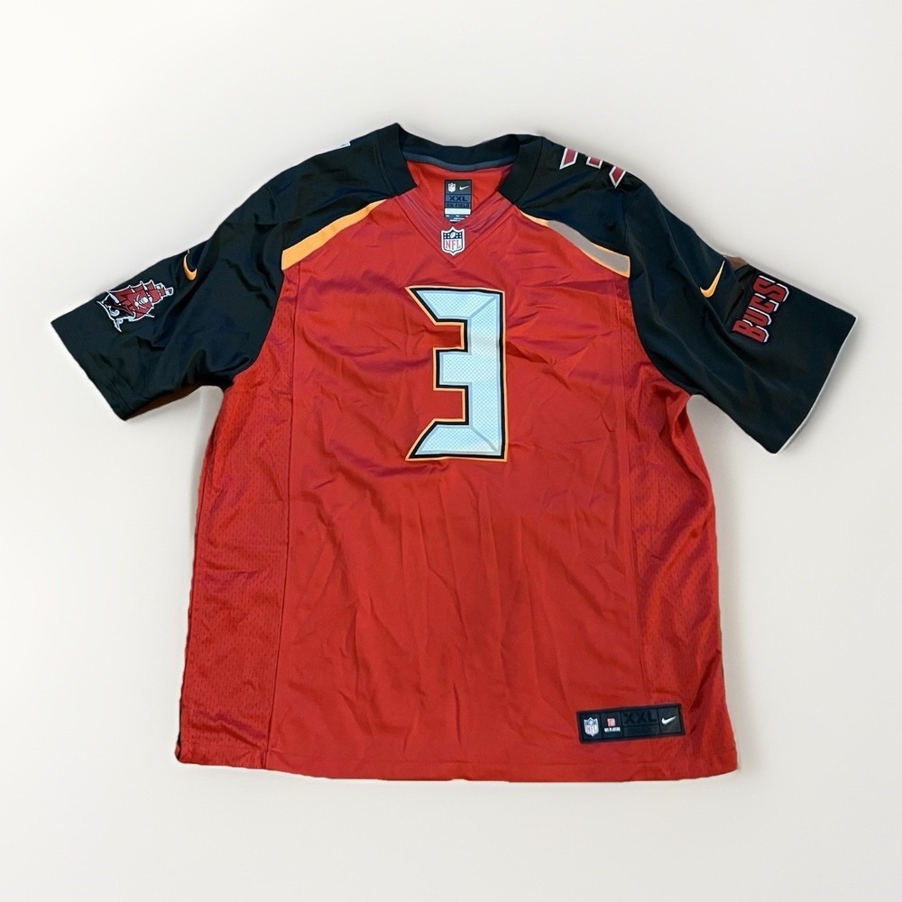 Tampa Bay Bucs Jameis Winston Jersey Red 2XL Nike On Field Authentic XXL Nice JD